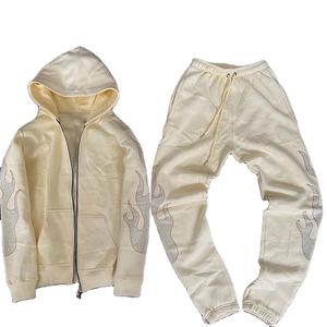 ชุดวอร์มและมีฮู้ดสำหรับหน้าหนาวมีซิปรูดพิมพ์ลายปกติชุดวอร์มสำหรับฤดูหนาวตามสั่ง - Product Image 1