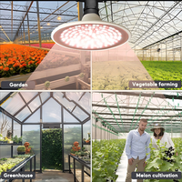 BAVAGREEN 30W E27 LED Kweeklamp Aluminium Behuizing IP65 Volspectrum UFO Bloei Plantenlamp Hoge Efficiëntie Binnenkweek