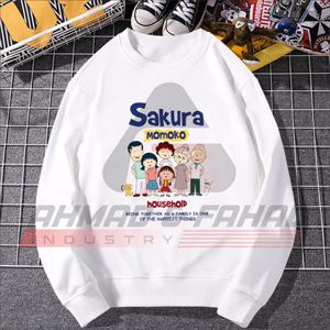 Ahmad & Fahad Industry Wholesale Fashion Cartoon Printing LOGO Round Neck <b>Hoodie</b> Youth T-shirt Letter Printed <b>Thin</b> Top - Product Image 5