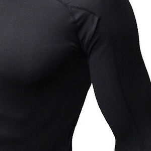 Camiseta Deportiva de Manga Larga para Hombre, Transpirable, de Secado Rápido, Compresión, Cuello Redondo, para Entrenamiento - Product Image 5