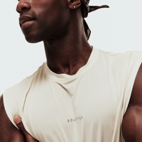 T-shirt sans manches pour homme, imprimé, séchage rapide, 100% coton, pour la gym et les occasions décontractées, fabricant de vêtements OEM