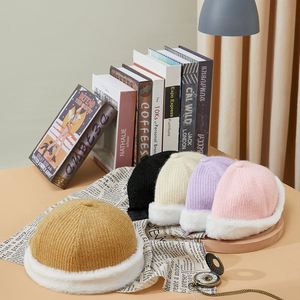 Gorro de Punto Cálido para Hombre y Mujer, Estilo Británico Coreano, 6 Paneles, para Otoño e Invierno, Venta al Por Mayor - Product Image 3