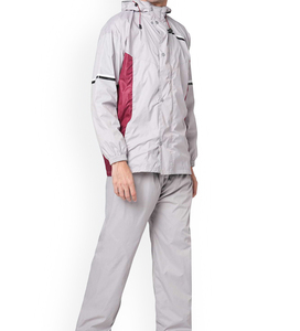 New RTS Custom Logo Men's Nylon <b>Wind</b> <b>Breaker</b> Contrast Panel With Pant Set For Summer Breathable Set Highstreet Zipper Jacket - Product Image 4