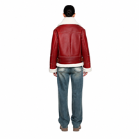 Veste aviateur bomber en cuir de vachette de qualité supérieure pour femmes, modèle B-3, hiver, avec doublure en fausse fourrure