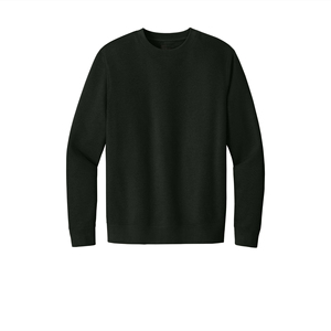 เสื้อสเวตเชิ้ตคอกลมสีดำสำหรับผู้ชาย แบบขายส่ง สั่งทำได้ ทรงปกติ ผ้าฝ้ายถัก สวมใส่สบาย สีพื้นเรียบง่าย เหมาะสำหรับใส่ในฤดูหนาว - Product Image 1
