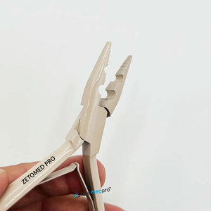 Alicate de 2 orificios para extensiones de cabello, gancho de ganchillo para rastas y pelucas, herramienta de extensión de cabello con aguja de 1/2/3 ganchos, herramienta para el cabello color beige - Product Image 2