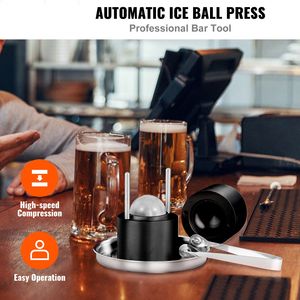 Kit per Sfere di Ghiaccio in Lega di Alluminio Aeronautico da 2,4 Pollici, Creatore di Sfere di Ghiaccio da 60mm, Shaker per Cocktail con Pinze e Vassoio Raccogligocce - Product Image 2