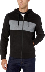 Sweat-shirt à capuche zippé intégral doublé en molleton de coton 450 g/m² pour homme, personnalisable avec logo, sérigraphie/transfer thermique, collection automne, vente en gros - Product Image 6