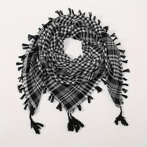Écharpe Shemagh Keffiyeh pour hommes, foulard arabe palestinien Kufiya, bandana multifonction unisexe personnalisé, couvre-chef d'extérieur - Product Image 5