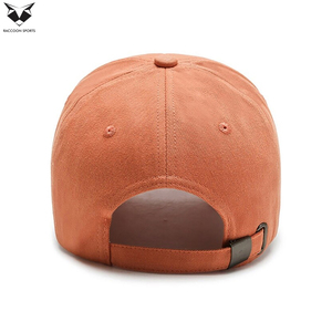 New Trendy Fashion & Sports Use Lightweight Adjustable OEM/ODM Logo Design Blank <b>Plain</b> Summer Structured Pre-curved Baseball <b>Cap</b> - Product Image 5
