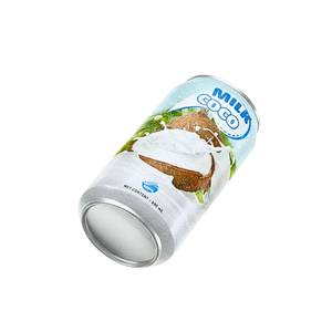 น้ำผลไม้และผัก นมพืช OEM/ODM กระป๋อง 330 มล. เครื่องดื่มน้ำมะพร้าวแท้ แบรนด์ส่วนตัว - Product Image 4