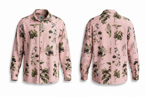 เสื้อเชิ้ตแขนยาวพิมพ์ลายดอกไม้สำหรับผู้ชาย ขายส่งเสื้อผ้าฤดูร้อน รับพิมพ์ลายตามสั่ง เสื้อลำลองสำหรับงานปาร์ตี้ชายหาด - Product Image 6