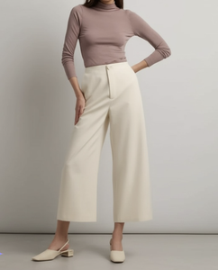 High Quality Women's Summer Streetwear Pants Vietnam Manufacturing Wide Leg Bottoms Cotton Spandex Breathable Quick Delivery <b>Low</b> - Product Image 2