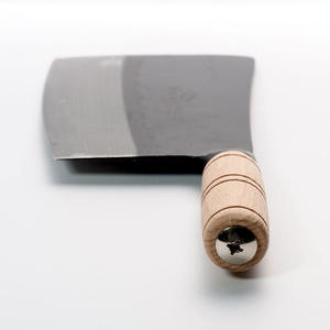 Couteau à viande JAYA MATA JM551-1 de 8 pouces en acier au carbone, couteau à découper les os robuste, manche en bois, couteau de boucher, hachoir de cuisine - Product Image 4