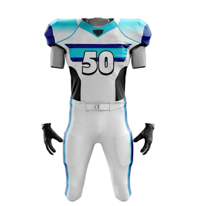 <b>Hot</b> Selling 100% Polyester Men's American Football Jersey New Blank Training Uniform Breathable Plus Size Printed Technics - Product Image 5