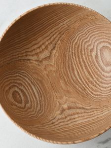 Bol en bois rustique fait main, design minimaliste, en bois d'acacia, plat de service alimentaire, bols décoratifs, ensemble cadeau - Product Image 5