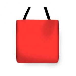 Large Capacity <b>Red</b> Folding Tote Bag 100% Cotton GOTS Approved Portable Reusable Rope Fashionable Embroidered <b>Handbags</b> Shopping - Product Image 1