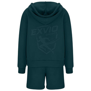 Private Label Breathable <b>Women</b> Hoodie & <b>Shorts</b> <b>Set</b> Custom Logo Design <b>Women</b> Hoodie & <b>Shorts</b> <b>Sets</b> - Product Image 3