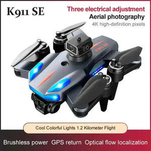 โดรน K911 4K กล้อง GPS พับเก็บได้ พร้อมมอเตอร์ไร้แปรงถ่าน ระบบ Optical Flow Localization ตัวเครื่องทำจากพลาสติก ควบคุมผ่านแอพ เหมาะสำหรับผู้เริ่มต้น - Product Image 6