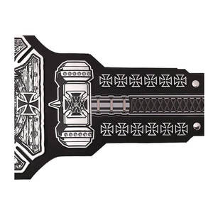 Cinturón WWE con Diseño de Calavera y Cruz para Lucha Libre - Product Image 2