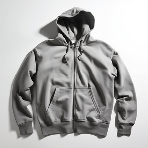 Sudadera con capucha y cremallera de 500 GSM, de algodón grueso y forro polar, con personalización OEM y ODM. - Product Image 3