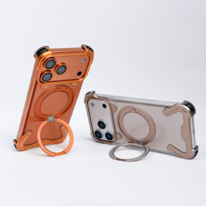 Étui pour iPhone avec support magnétique anti-chute en aluminium - Product Image 3