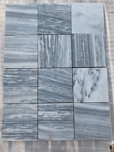 Carrelage de bordure de piscine en travertin blanc cristallin naturel du Vietnam, 12x12, moderne, poli, antidérapant, pour aménagement paysager extérieur - Product Image 5