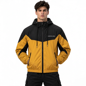 Veste coupe-vent légère personnalisée, tissu en polyester et coton durable, style streetwear, logo personnalisé, mode - Product Image 5
