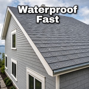 Quick Dry Eco Friendly <b>Waterproof</b> Protective Coating 1K For Asphalt Shingle Roof And Exterior Wall Dual Use Low VOC Leak - Product Image 3