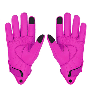 Guantes de Motociclismo de Cuero con Diseño Antideslizante y Resistente al Viento, Correa de Muñeca Segura para Uso en Exteriores - Alta Calidad - Product Image 3