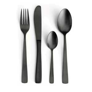 Ensemble de couverts modernes en cuivre avec couteau, fourchette et cuillère en acier inoxydable poli miroir, vaisselle pour la maison et la salle à manger - Product Image 5