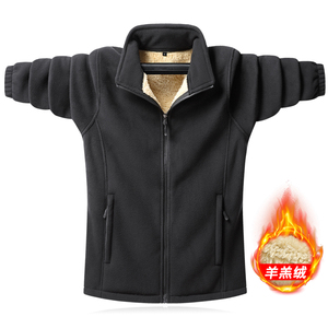 Chaqueta polar Softshell de talla grande 8XL de EE. UU. para hombres y mujeres, abrigo táctico de invierno para acampar, Parka Harajuku cálida a la moda para - Product Image 4