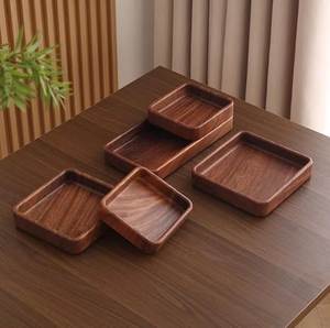 Plateau rustique en bois naturel, planche de service pour cuisine, table à manger, collations, fruits, pain - Product Image 2