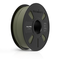 Filament d'impression 3D Numakers PLA Pro 1,75 mm de qualité supérieure, 1 kg, vert armée, 200°C, fabriqué en Inde, tiges moulées et coupées