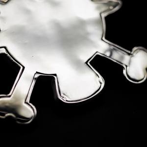 Colgante de Moissanita VVS con Diseño de Fantasma 3D Kawaii, Estilo Hiphop, Plata 925, Personalizado - Product Image 2