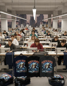 T-shirts en coton épais 100 % avec logo sérigraphié – Nouveauté streetwear du fabricant leader – Meilleures ventes - Product Image 2