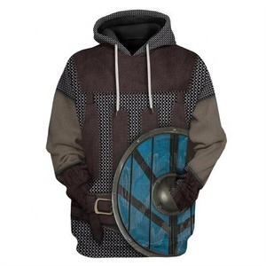 Últimas Novedades en Sudaderas con Capucha 2026: Serie Vikinga de Moda, Diseño Superior con Estampado Digital 3D para Cosplay Vikingo - Product Image 2