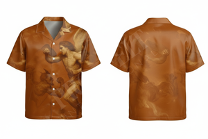 Chemises habillées à manches courtes avec boutons, imprimées sur mesure, design graphique unique et tendance, prix de gros abordable - Product Image 4