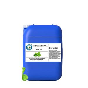 Huile essentielle de menthe verte pure (Mentha spicata) distillée à la vapeur, 100 % naturelle - Pour applications cosmétiques et d'aromathérapie - Product Image 1