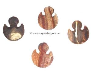 Pulido tamaños grandes puntas de flecha ágata piedra preciosa tallada artefactos para la venta - Product Image 5