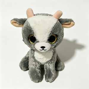CustomizedBabyGoatPlush, FarmAnimalStuffedToy, GlitterEyePlush, CuteKidGoatDoll - Product Image 2