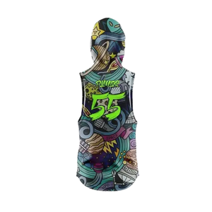 Uniforme de Fútbol Galaxy Print 7v7, Top sin Mangas con Capucha, Pantalones Cortos Sublimados, Kit de Equipo Personalizado, Equipamiento Profesional - Product Image 5