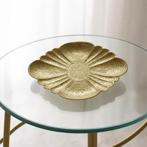 Decorative Brass Vanity <b>Tray</b> for <b>Perfume</b> & Cosmetics Vintage Metal Jewelry Display Plate Wholesale Exporter India - Product Image 3