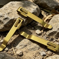 Clip de ceinture universel en acier inoxydable pour couteau de poche avec vis de fixation, pièces de rechange en métal pour ceinture