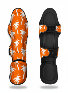 Protège-tibias Muay Thai sur mesure OEM/ODM, protections de jambe pour entraînement MMA, protège-pieds de boxe - Product Image 3