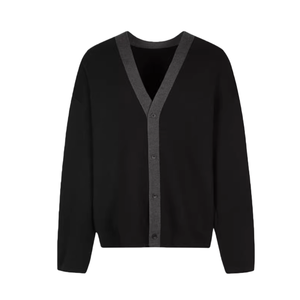 Cardigan Unisexe en Coton Respirant Tricoté Épais de Haute Qualité – Vente en Gros 2026 - Product Image 3