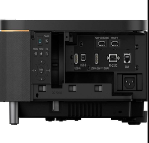 BEST - QS100 4K PRO-UHD HDR 4,500 Lumen 3LCD Ultra Short Throw Laser Projector - Black - Product Image 3
