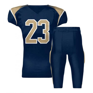 Ensemble d'uniformes de football américain en gros, très demandé, avec logo personnalisé, maillot et pantalon respirants et durables pour joueurs de football, fournisseur OEM - Product Image 5