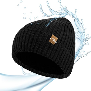 Bonnet d'hiver unisexe de haute qualité pour l'extérieur, logo brodé personnalisé, 100% acrylique, tricot côtelé doux, chauffe-tête pour adulte, usage quotidien - Product Image 5