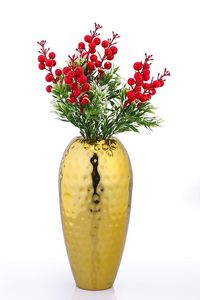Vases à fleurs en métal Art Déco Lavie Creations - Décoration de table écologique pour la maison, le bureau, les mariages et Diwali - Product Image 6